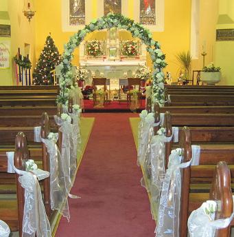 Wedding Church Decorations Pictures on Wedding Ceremony Church Decoration    All About Weddings